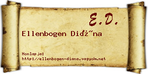 Ellenbogen Diána névjegykártya